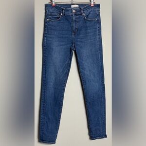 LOFT Dark Blue Skinny Jeans size 6/28